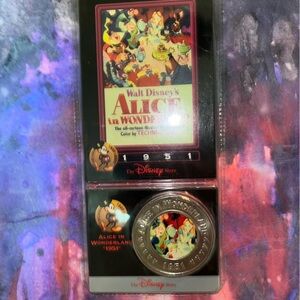 Disney Alice in Wonderland 1951 Silver Coin